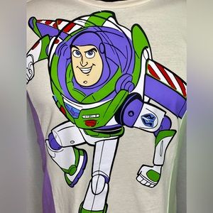 Disney Pixar Toy Story Buzz Lightyear Shirt Women Size Large Panel Her Universe